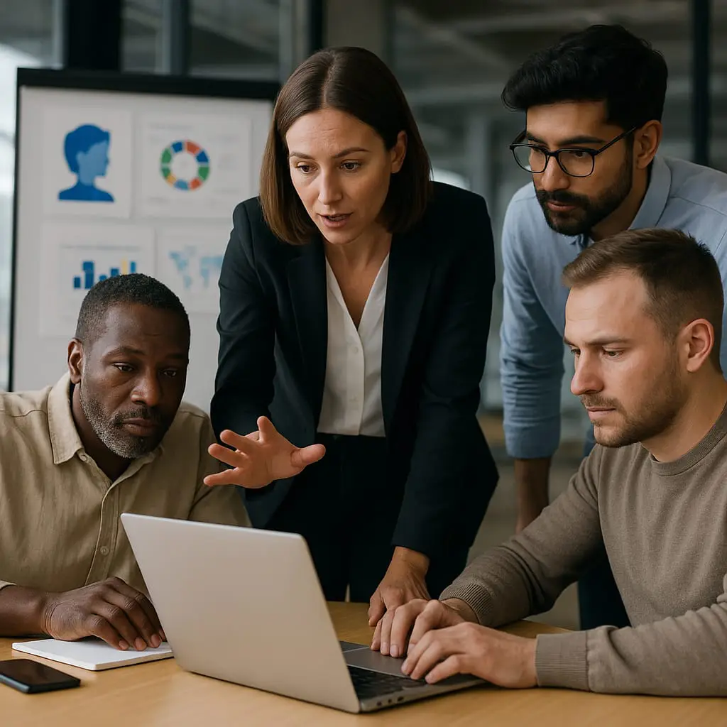 Asistente de IA atendiendo clientes